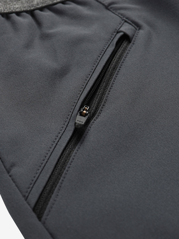 ALPINE PRO Pánske outdoorové šortky ALPINE PRO ZAMB dk.true sivá