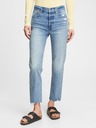 GAP Džínsy cheeky straight high rise distressed GAP