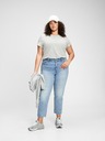 GAP Džínsy cheeky straight high rise distressed GAP