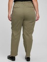 GAP Nohavice khaki high rise GAP