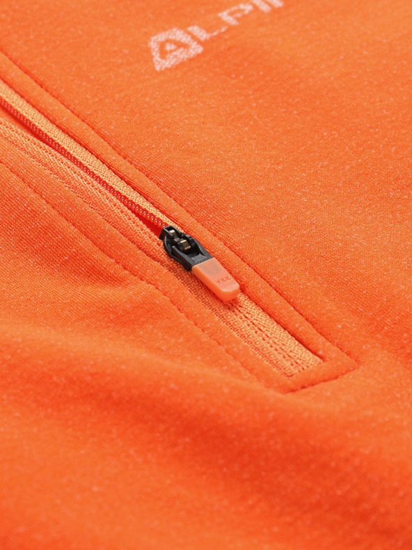 ALPINE PRO Oranžové pánske funkčné tričko ALPINE PRO Lubina