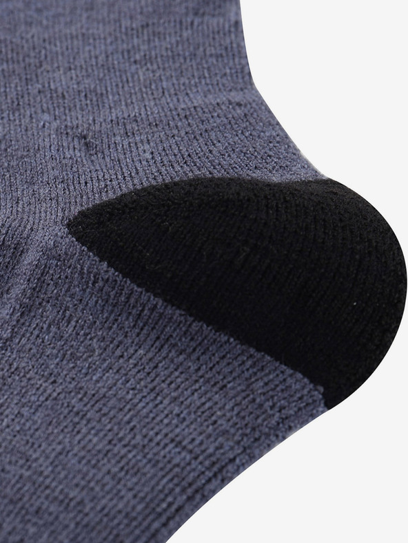 ALPINE PRO Šedé dámske športové ponožky z Merino vlny ALPINE PRO Phalte