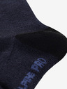 ALPINE PRO Modro-čierne unisex ponožky z Merino vlny ALPINE PRO PHALTE