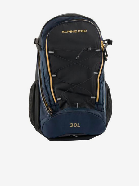ALPINE PRO Čierno-modrý unisex outdoorový batoh 30l ALPINE PRO GORME