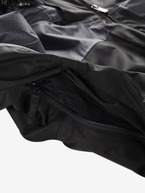 ALPINE PRO Čierna dámska lyžiarska bunda s membránou PTX ALPINE PRO Olada