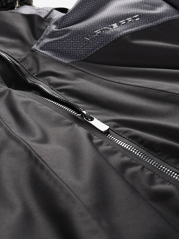 ALPINE PRO Čierna dámska lyžiarska bunda s membránou PTX ALPINE PRO Olada