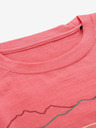 ALPINE PRO Dámske tričko z merino vlny ALPINE PRO WOOLENA 2 calypso coral