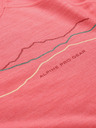 ALPINE PRO Dámske tričko z merino vlny ALPINE PRO WOOLENA 2 calypso coral