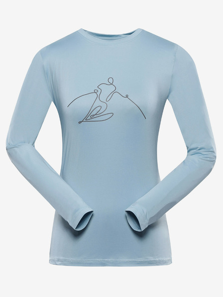 ALPINE PRO Dámske rýchloschnúce tričko ALPINE PRO LOUSA aquamarine variant pa
