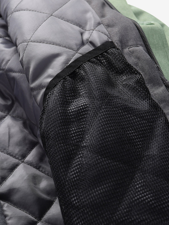 ALPINE PRO Pánska lyžiarska bunda s ptx membránou ALPINE PRO ZARIB loden frost