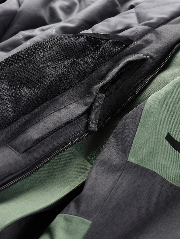 ALPINE PRO Pánska lyžiarska bunda s ptx membránou ALPINE PRO ZARIB loden frost