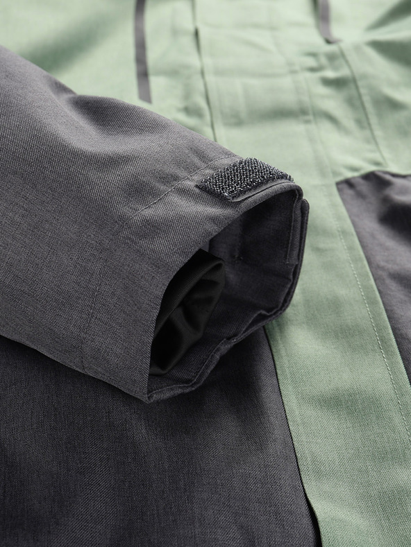 ALPINE PRO Pánska lyžiarska bunda s ptx membránou ALPINE PRO ZARIB loden frost