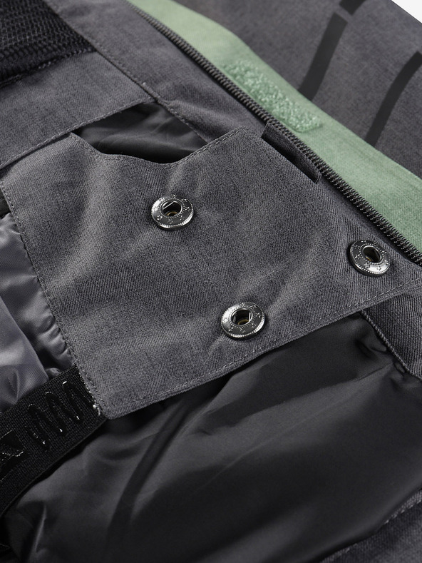 ALPINE PRO Pánska lyžiarska bunda s ptx membránou ALPINE PRO ZARIB loden frost