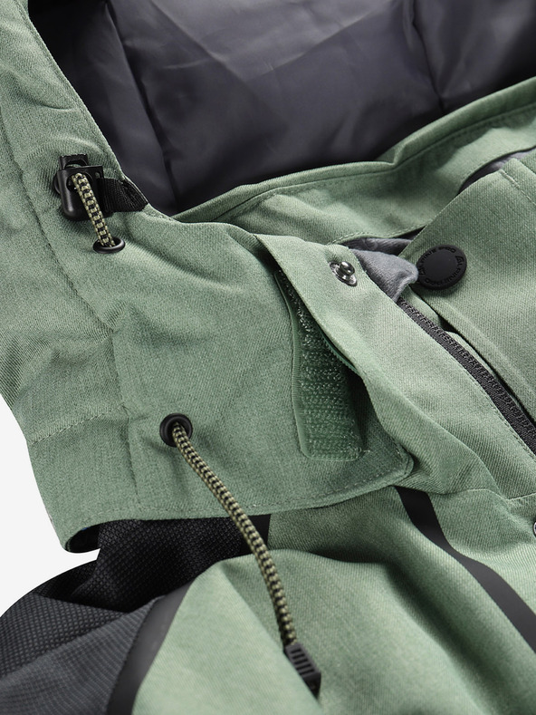 ALPINE PRO Pánska lyžiarska bunda s ptx membránou ALPINE PRO ZARIB loden frost