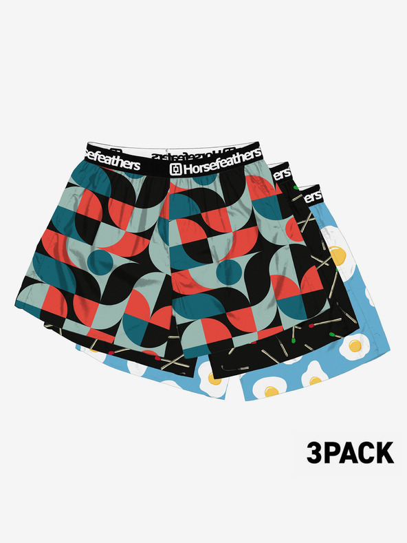 Horsefeathers Frazier 3pack Shorts Horsefeathers - sivé