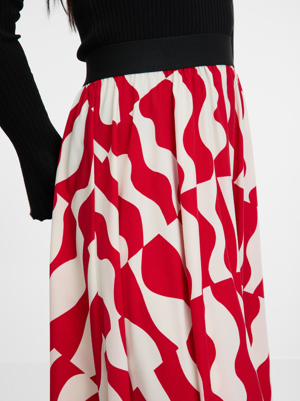 Orsay Červená dámska sukňa ORSAY