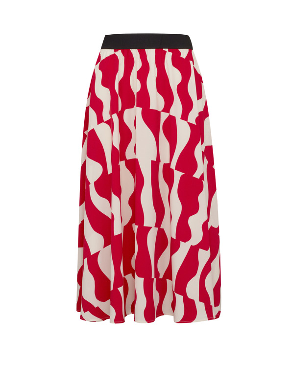 Orsay Červená dámska sukňa ORSAY