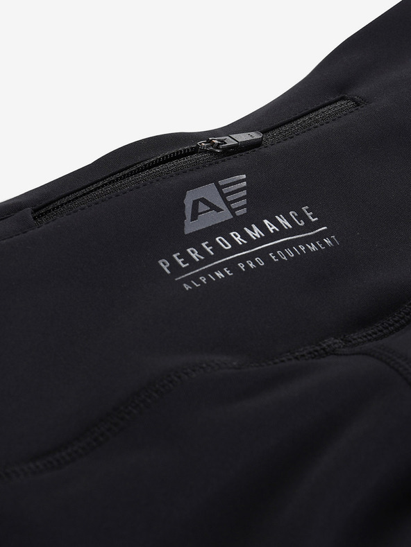 ALPINE PRO Dámske rýchloschnúce legíny s chladivým povrchom ALPINE PRO JOOLA čierna