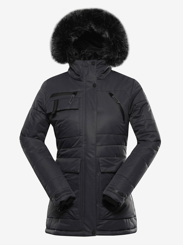 ALPINE PRO Dámska ptx membránová bunda ALPINE PRO WERDA dk.true grey