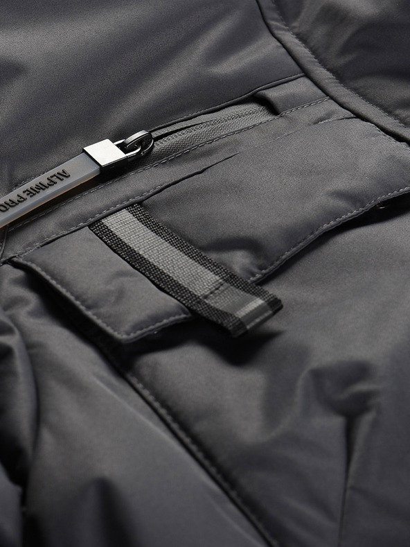 ALPINE PRO Dámska ptx membránová bunda ALPINE PRO WERDA dk.true grey