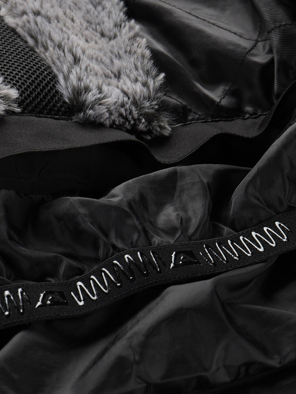 ALPINE PRO Dámska lyžiarska bunda s ptx membránou ALPINE PRO DAMA čierna