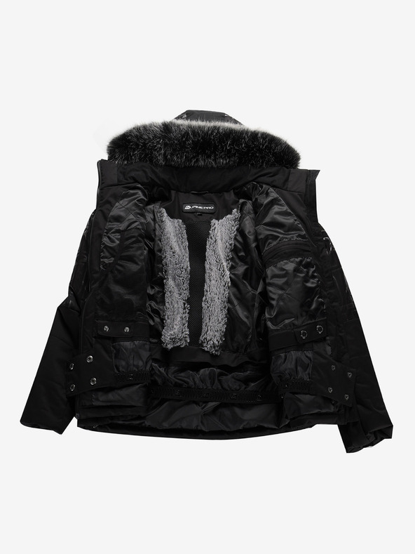 ALPINE PRO Dámska lyžiarska bunda s ptx membránou ALPINE PRO DAMA čierna