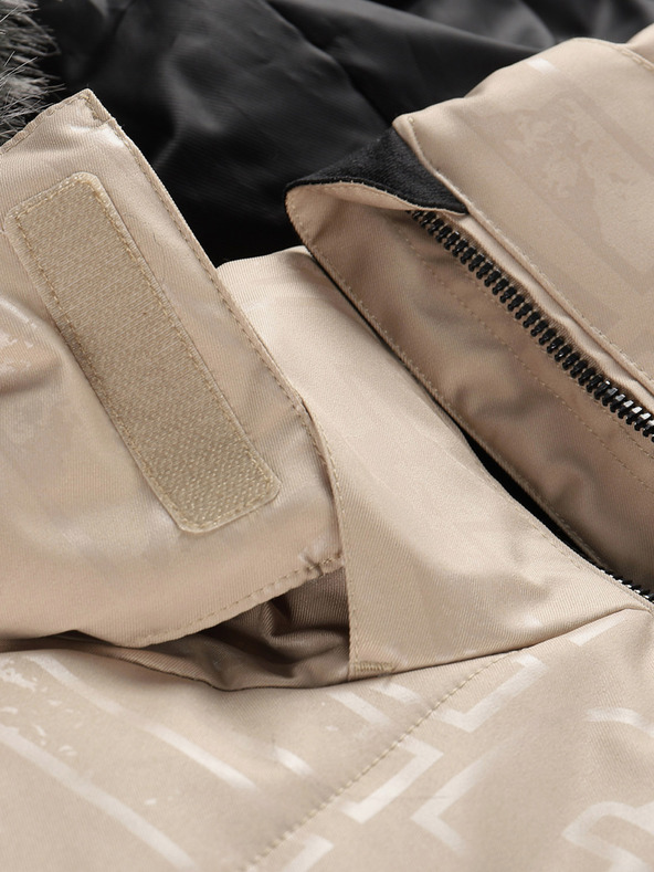 ALPINE PRO Dámska lyžiarska bunda s ptx membránou snehová ALPINE PRO DAMA biela paprika