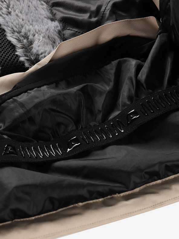 ALPINE PRO Dámska lyžiarska bunda s ptx membránou snehová ALPINE PRO DAMA biela paprika