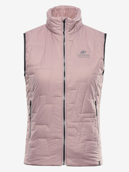 ALPINE PRO Dámska ultľahká vesta s impregnáciou ALPINE PRO BERFA pale mauve