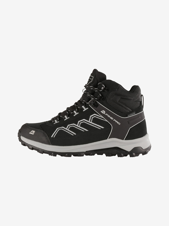 ALPINE PRO Outdoorová obuv s membránou ptx ALPINE PRO WUTEVE čierna