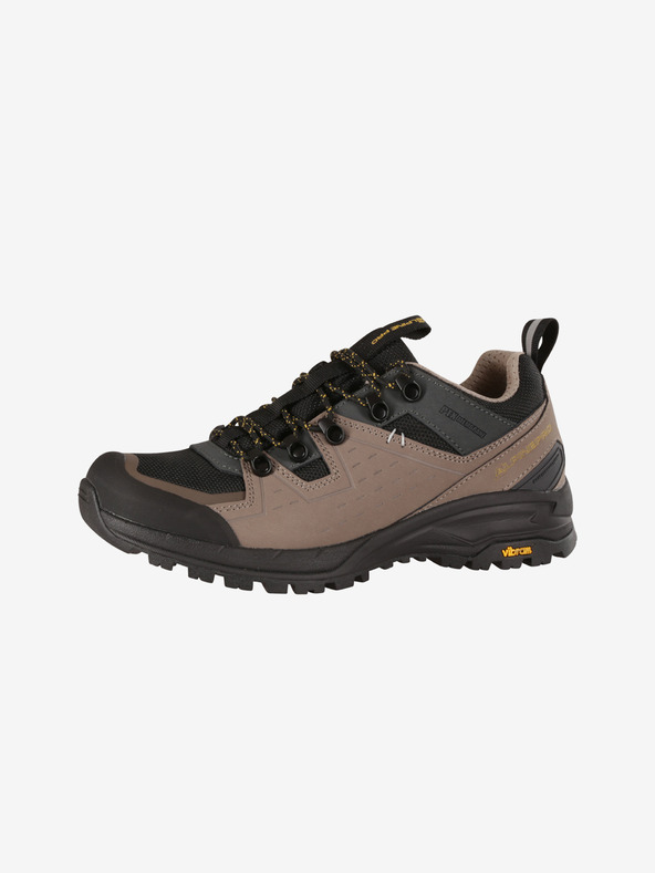 ALPINE PRO Kožené outdoorové topánky s ptx membránou ALPINE PRO OMERE fungi
