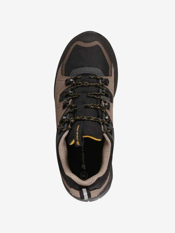 ALPINE PRO Kožené outdoorové topánky s ptx membránou ALPINE PRO OMERE fungi