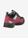ALPINE PRO Kožená outdoorová obuv s ptx membránou ALPINE PRO OMERE anemone