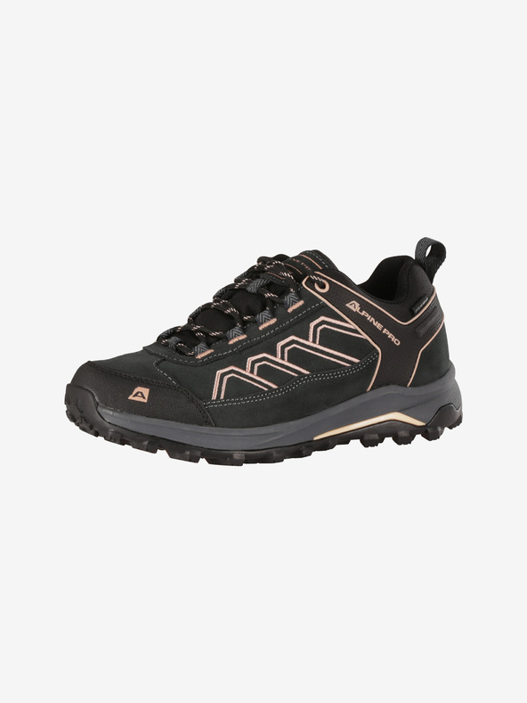 ALPINE PRO Outdoorová obuv s membránou ptx ALPINE PRO GIMIE dk.true sivá