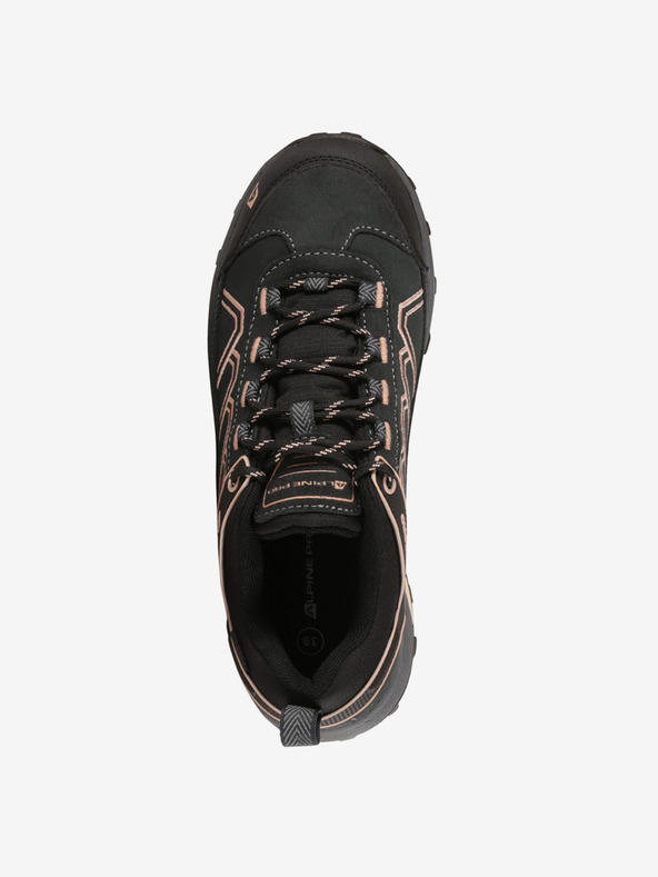 ALPINE PRO Outdoorová obuv s membránou ptx ALPINE PRO GIMIE dk.true sivá