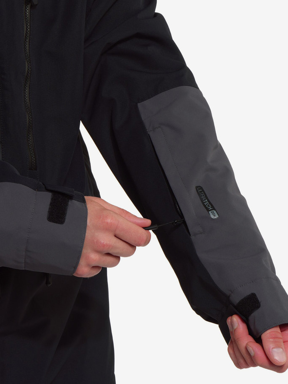 Horsefeathers Bunda Halen II - čierna/železná Horsefeathers