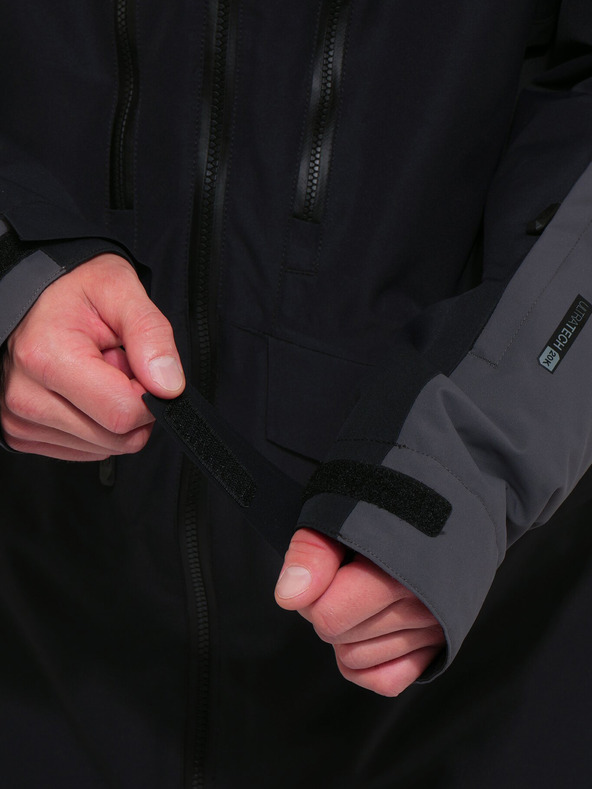 Horsefeathers Bunda Halen II - čierna/železná Horsefeathers