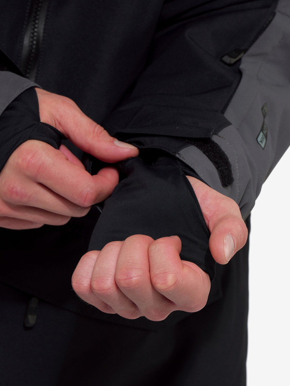 Horsefeathers Bunda Halen II - čierna/železná Horsefeathers