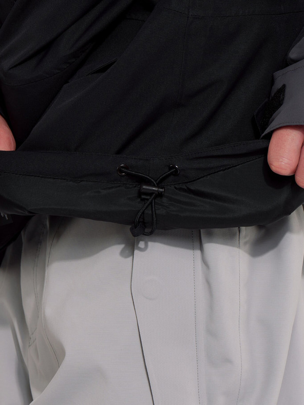 Horsefeathers Bunda Halen II - čierna/železná Horsefeathers