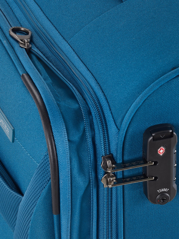 Travelite Modrý kufor Travelite Chios L