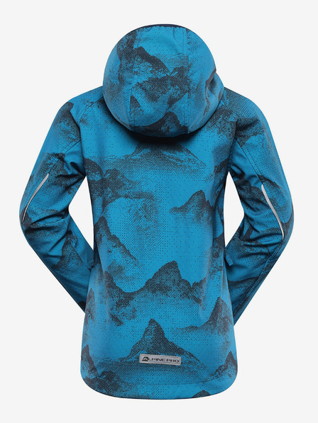 ALPINE PRO Modrá detská softshellová bunda s membránou Alpine Pro Ezoro