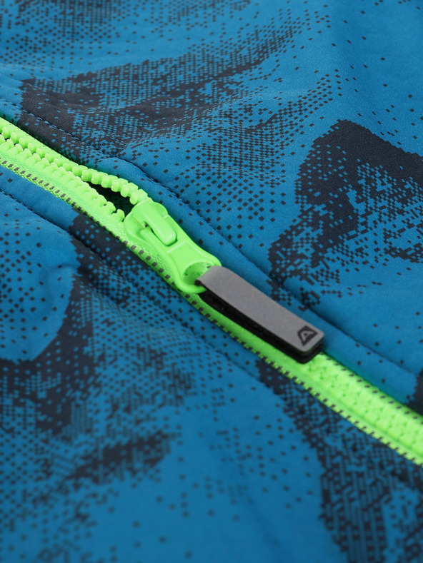 ALPINE PRO Modrá detská softshellová bunda s membránou Alpine Pro Ezoro