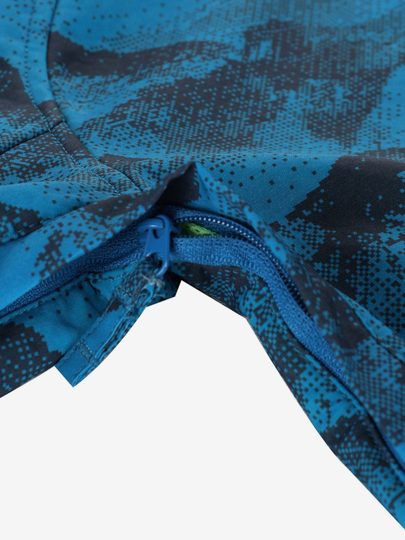 ALPINE PRO Modrá detská softshellová bunda s membránou Alpine Pro Ezoro