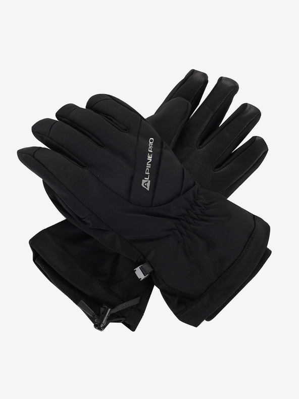 ALPINE PRO Rukavice s ptx membránou ALPINE PRO OLEWE čierne