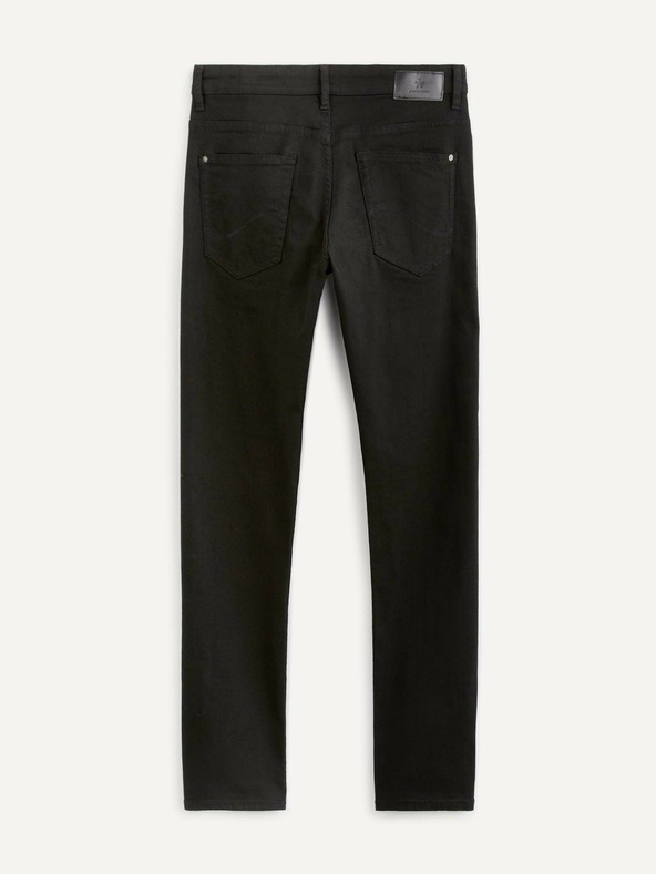 Celio Čierne pánske džínsové nohavice Celio Noclean15