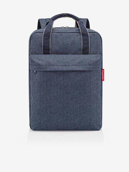 Reisenthel Tmavomodrý pánsky batoh Reisenthel Allday M Herringbone Dark Blue