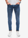 Edoti Modré pánske slim fit džínsy Edoti