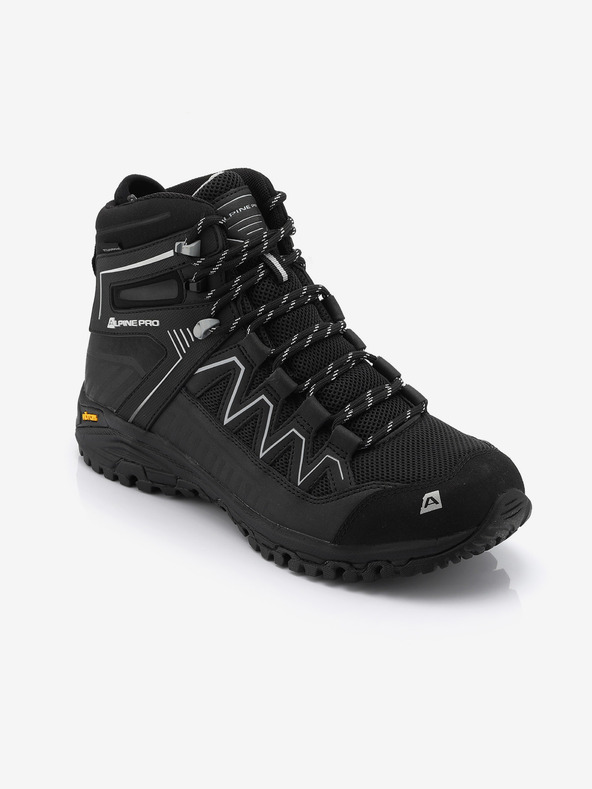 ALPINE PRO Outdoorová obuv s funkčnou membránou ALPINE PRO GUDERE čierna