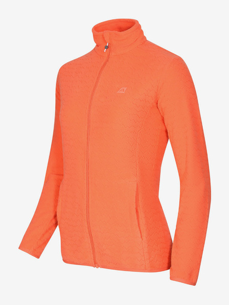ALPINE PRO Dámska fleecová mikina ALPINE PRO SIUSA fresh salmon