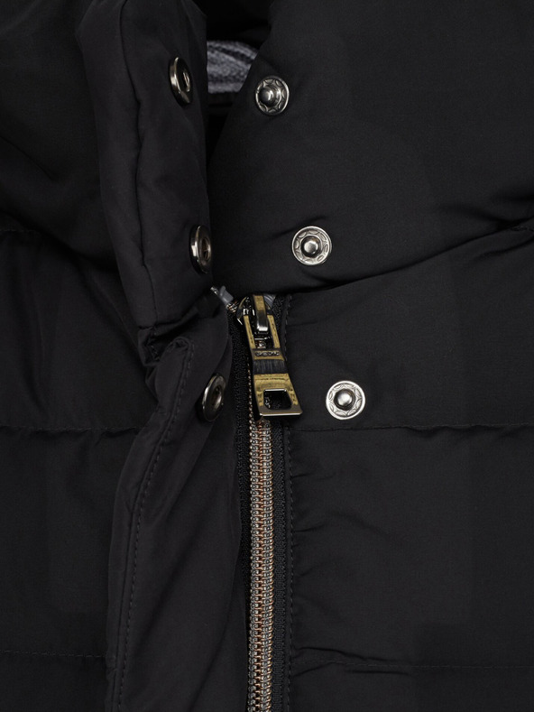 Geox Čierna dámska prešívaná bunda Geox Catria